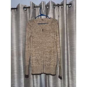 Free People full zip knit cardigan size small